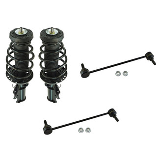 TRQ® - Front Driver Side Complete Strut Assembly and Stabilizer Bar Link Kit