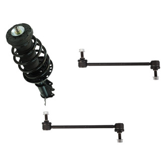 TRQ® - Front Complete Strut Assembly and Stabilizer Bar Link Kit