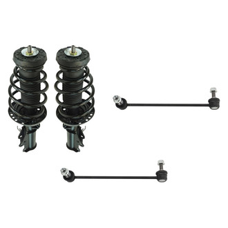 TRQ® - Front Driver Side Complete Strut Assembly and Stabilizer Bar Link Kit