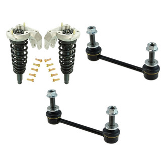 TRQ® - Front Driver Side Complete Strut Assembly and Stabilizer Bar Link Kit