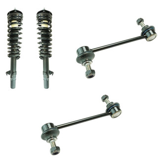 TRQ® - Front Driver Side Complete Strut Assembly and Stabilizer Bar Link Kit