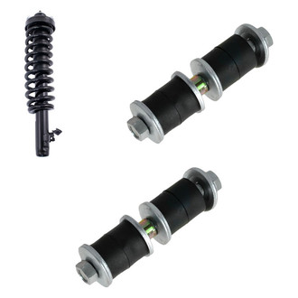 TRQ® - Complete Strut Assembly and Stabilizer Bar Link Kit