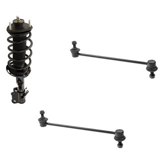 TRQ® - Front Complete Strut Assembly and Stabilizer Bar Link Kit