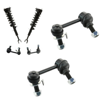 TRQ® - Front Driver Side Complete Strut Assembly and Stabilizer Bar Link Kit