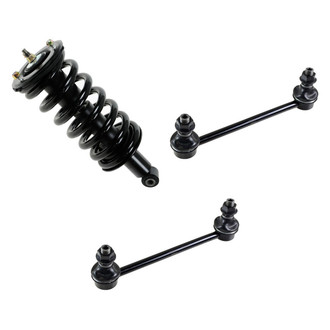 TRQ® - Front Driver Side Complete Strut Assembly and Stabilizer Bar Link Kit