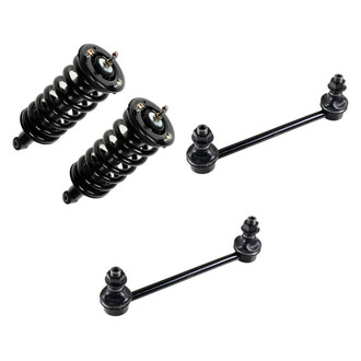 TRQ® - Front Driver Side Complete Strut Assembly and Stabilizer Bar Link Kit