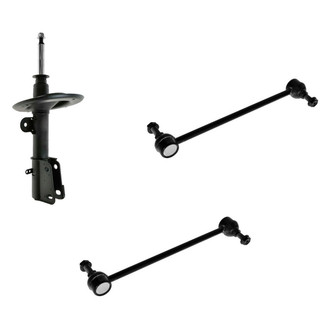 TRQ® - Front Driver Side Strut and Stabilizer Bar Link Kit