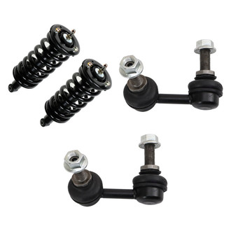 TRQ® - Front Driver Side Complete Strut Assembly and Stabilizer Bar Link Kit