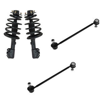 TRQ® - Front Driver Side Complete Strut Assembly and Stabilizer Bar Link Kit