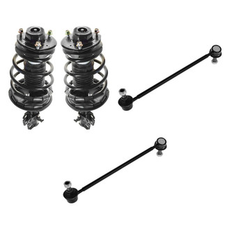 TRQ® - Front Driver Side Complete Strut Assembly and Stabilizer Bar Link Kit