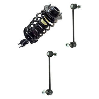 TRQ® - Front Driver Side Complete Strut Assembly and Stabilizer Bar Link Kit