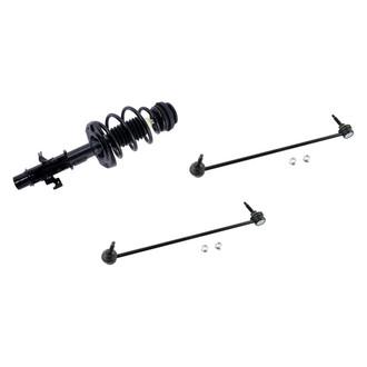 TRQ® - Front Driver Side Complete Strut Assembly and Stabilizer Bar Link Kit