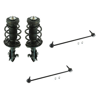 TRQ® - Front Driver Side Complete Strut Assembly and Stabilizer Bar Link Kit
