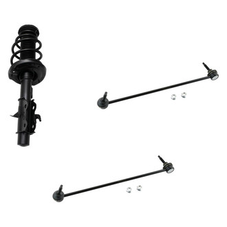 TRQ® - Front Driver Side Complete Strut Assembly and Stabilizer Bar Link Kit