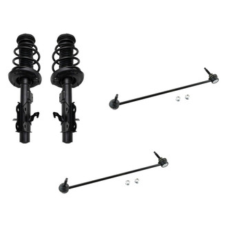 TRQ® - Front Driver Side Complete Strut Assembly and Stabilizer Bar Link Kit