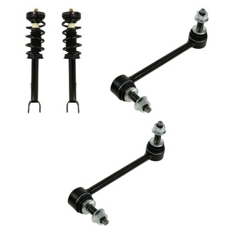 TRQ® - Front Driver Side Complete Strut Assembly and Stabilizer Bar Link Kit