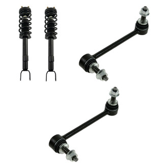 TRQ® - Front Driver Side Complete Strut Assembly and Stabilizer Bar Link Kit