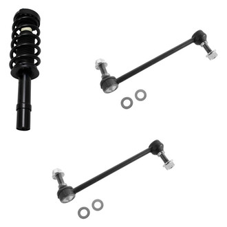 TRQ® - Front Driver Side Complete Strut Assembly and Stabilizer Bar Link Kit