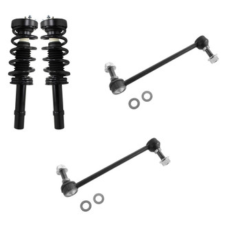 TRQ® - Front Driver Side Complete Strut Assembly and Stabilizer Bar Link Kit