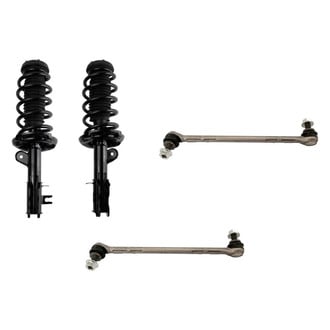 TRQ® - Front Driver Side Complete Strut Assembly and Stabilizer Bar Link Kit