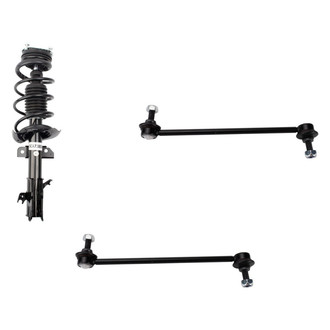 TRQ® - Front Driver Side Complete Strut Assembly and Stabilizer Bar Link Kit