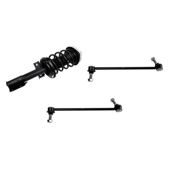 TRQ® - Front Driver Side Complete Strut Assembly and Stabilizer Bar Link Kit