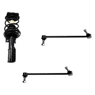 TRQ® BNDL-131402 - Front Driver Side Complete Strut Assembly and Stabilizer Bar Link Kit