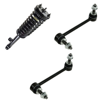 TRQ® - Front Driver Side Complete Strut Assembly and Stabilizer Bar Link Kit
