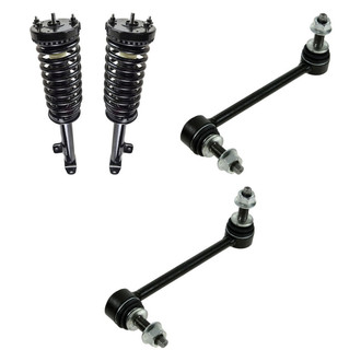 TRQ® - Front Driver Side Complete Strut Assembly and Stabilizer Bar Link Kit