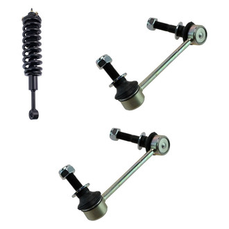 TRQ® - Front Driver Side Complete Strut Assembly and Stabilizer Bar Link Kit