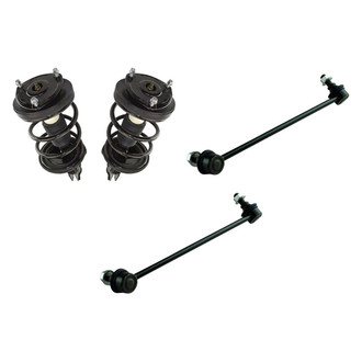 TRQ® - Front Driver Side Complete Strut Assembly and Stabilizer Bar Link Kit