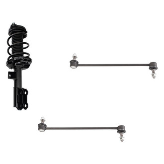 TRQ® - Front Driver Side Complete Strut Assembly and Stabilizer Bar Link Kit