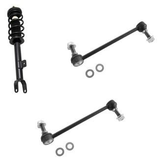 TRQ® - Front Driver Side Complete Strut Assembly and Stabilizer Bar Link Kit