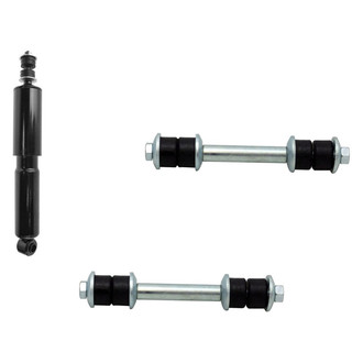 TRQ® - Front Driver Side Shock Absorber and Stabilizer Bar Link Kit