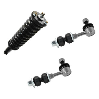 TRQ® - Front Driver Side Complete Strut Assembly and Stabilizer Bar Link Kit