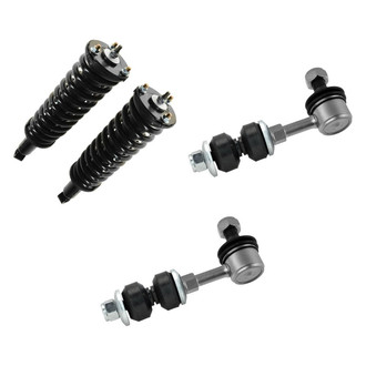 TRQ® - Front Driver Side Complete Strut Assembly and Stabilizer Bar Link Kit