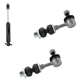TRQ® - Front Driver Side Shock Absorber and Stabilizer Bar Link Kit