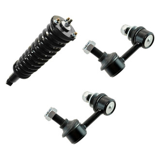 TRQ® - Front Driver Side Complete Strut Assembly and Stabilizer Bar Link Kit