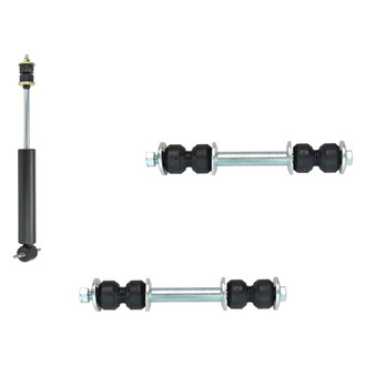 TRQ® - Front Driver Side Shock Absorber and Stabilizer Bar Link Kit
