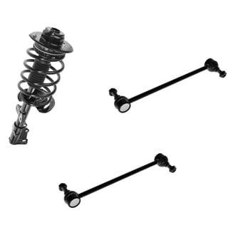 TRQ® - Complete Strut Assembly and Stabilizer Bar Link Kit