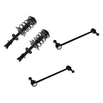 TRQ® - Front Driver Side Complete Strut Assembly and Stabilizer Bar Link Kit