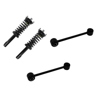 TRQ® - Front Driver Side Complete Strut Assembly and Stabilizer Bar Link Kit