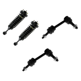 TRQ® - Front Driver Side Complete Strut Assembly and Stabilizer Bar Link Kit