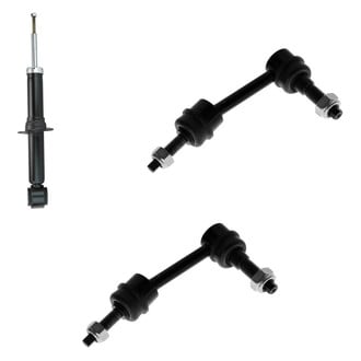 TRQ® - Front Driver Side Shock Absorber and Stabilizer Bar Link Kit