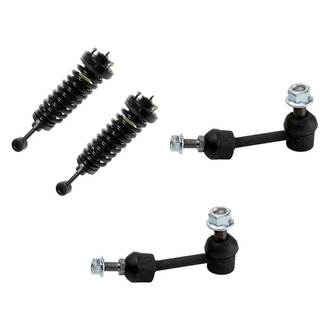 TRQ® - Front Driver Side Complete Strut Assembly and Stabilizer Bar Link Kit