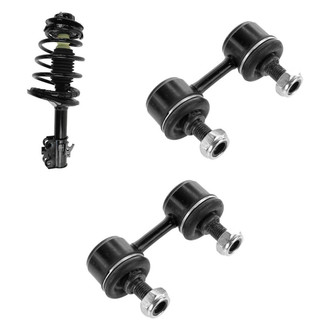 TRQ® - Front Passenger Side Complete Strut Assembly and Stabilizer Bar Link Kit