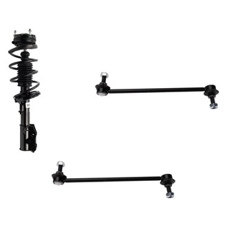 TRQ® - Front Passenger Side Complete Strut Assembly and Stabilizer Bar Link Kit