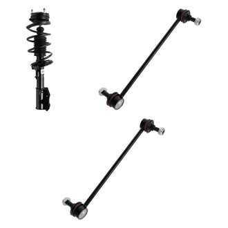 TRQ® - Front Passenger Side Complete Strut Assembly and Stabilizer Bar Link Kit