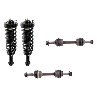 TRQ® - Front Passenger Side Complete Strut Assembly and Stabilizer Bar Link Kit