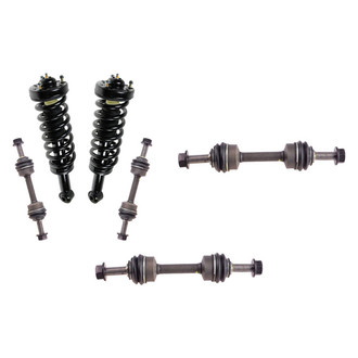 TRQ® - Front Passenger Side Complete Strut Assembly and Stabilizer Bar Link Kit